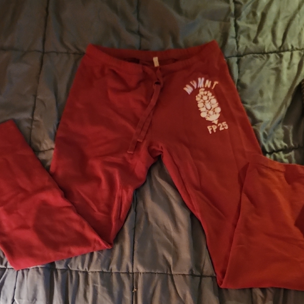 Free People Red Joggers M